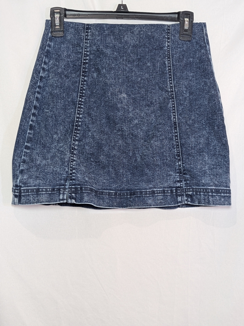 Garage Denim Y2K Acid Wash Denim Mini Skirt Size Small Blue
